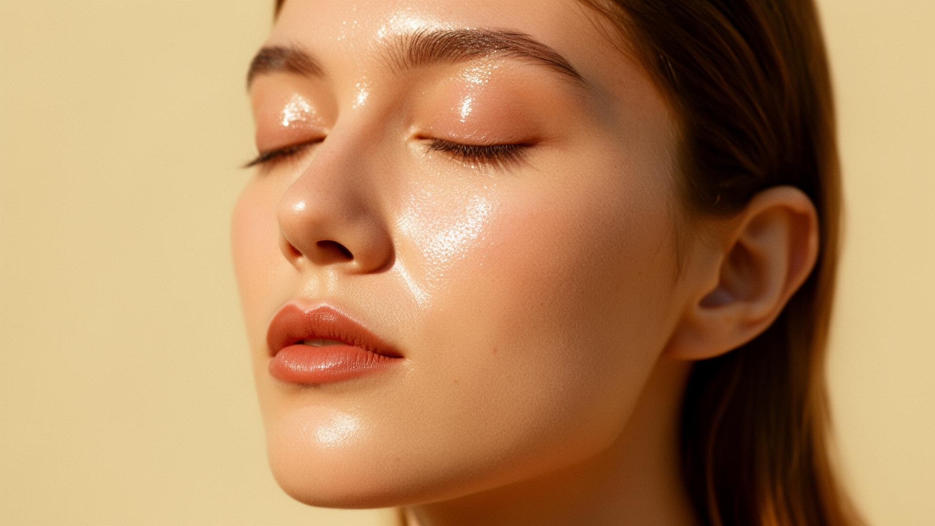 Glowing skin editorial